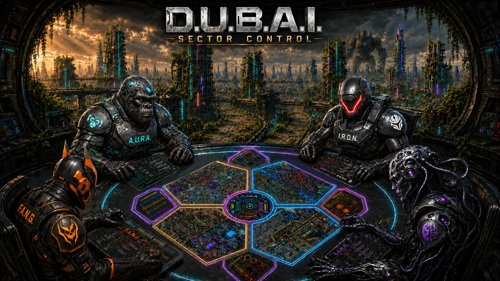 D.U.B.A.I.: Sector Control board game cover